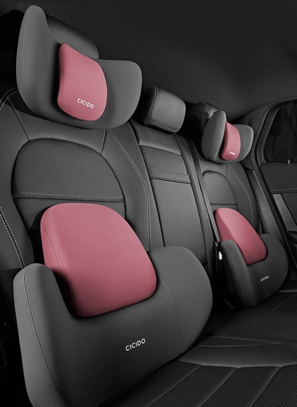 Bộ gối đầu tựa lưng ô tô cao cấp Cicido
