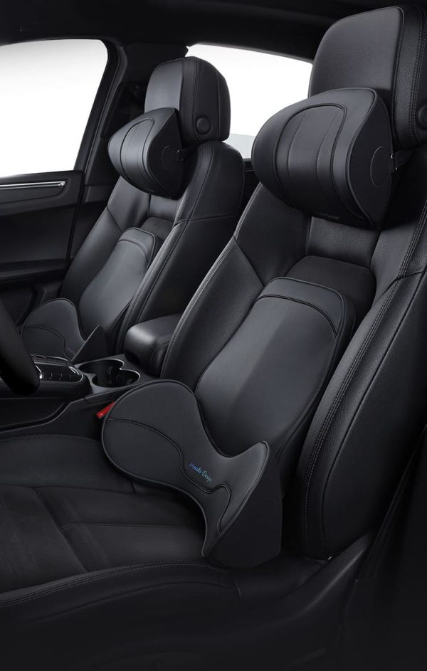 Gối đầu ô tô, tựa lưng ô tô cao cấp làm bằng da Nappa