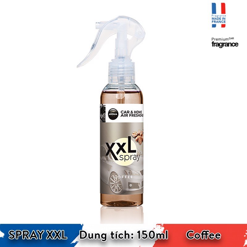 Nước hoa ô tô cà phê dạng xịt Aroma Car Pump Spray 150ml 