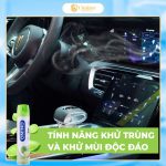 Xịt Thơm Khử Mùi Nội Thất Ô Tô OMINO M11 330ml- Đủ 3 Mùi Hương Táo, Chanh, Đào - Chính Hãng Omino Vietnam