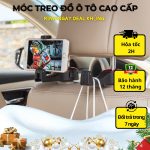 Móc treo đồ trên ô tô gài trước sau ghế, kèm giá đỡ kẹp điện thoại trên xe tiện lợi thiết kế chắc chắn cao cấp