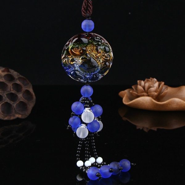 Các mẫu treo xe ô tô mang lại bình an, may mắn 7 màu đuôi hạt