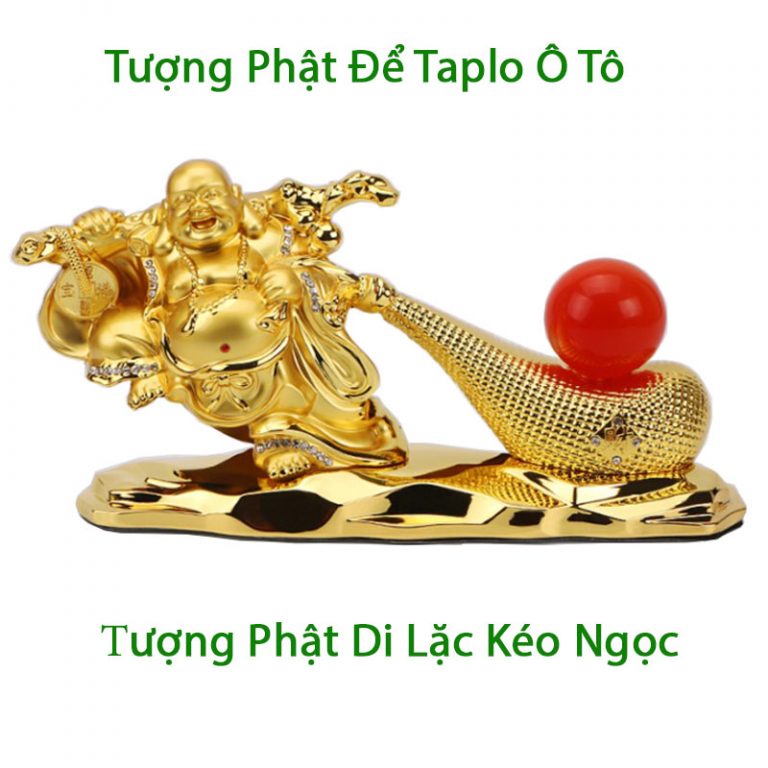 Tượng Phật Di Lặc Kéo Ngọc Tài Lộc